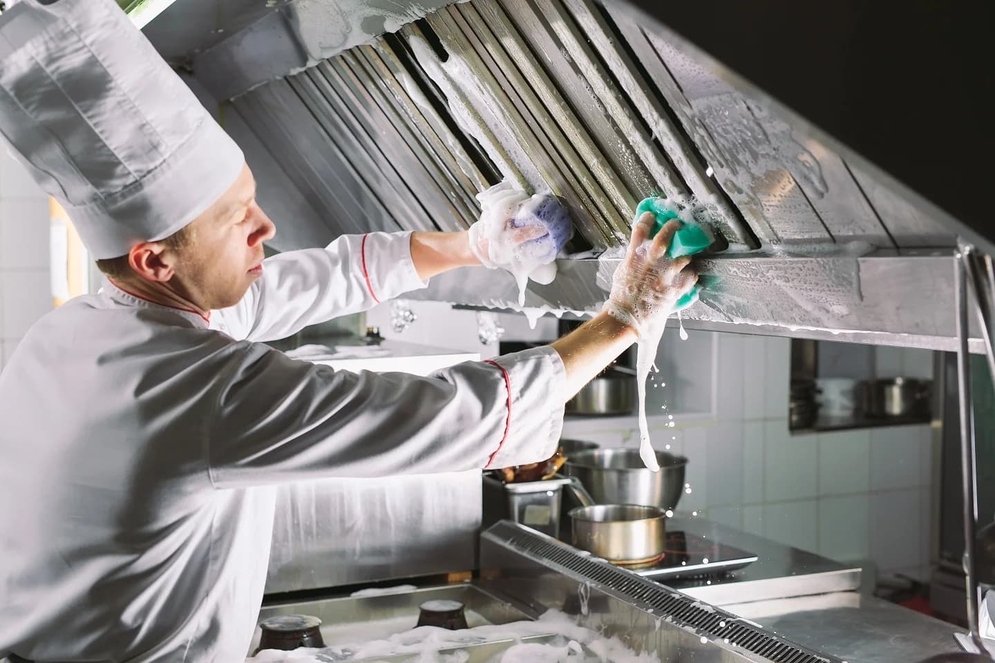Commercial kitchen exhaust hood — Long Island restaurant
